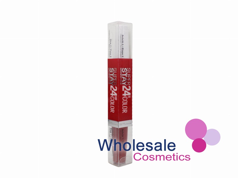 10 x Maybelline Superstay 24HR Lip Color & Balm - 573 ETERNAL CHERRY